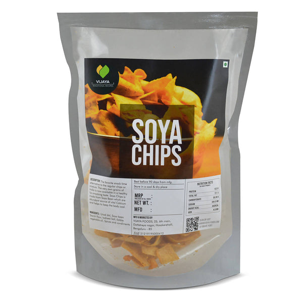 Vijaya Traditional Recipes Soya Chips