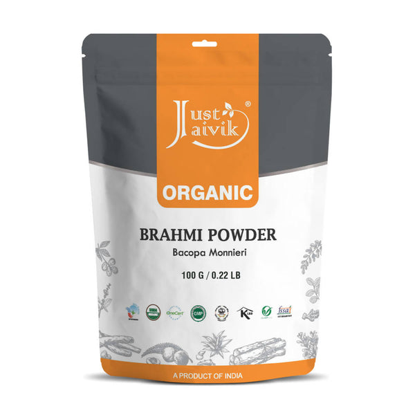 Just Jaivik Organic Brahmi Powder