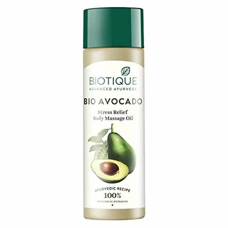 Biotique Advanced Ayurveda Bio Avocado Stress Relief Body Massage Oil