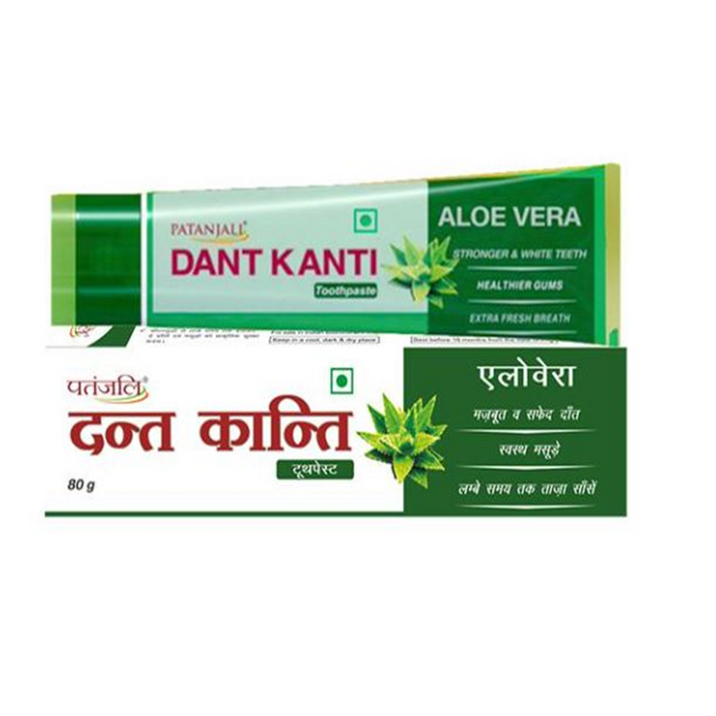 Patanjali Dant Kanti Aloevera Gel Tooth Paste (80 GM)