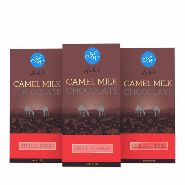 Aadvik Camel Milk Chocolate With Chilli & Herbs