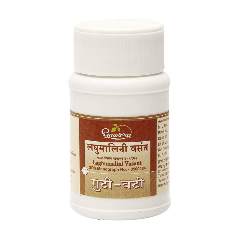 Dhootapapeshwar Laghumalini Vasant Tablets