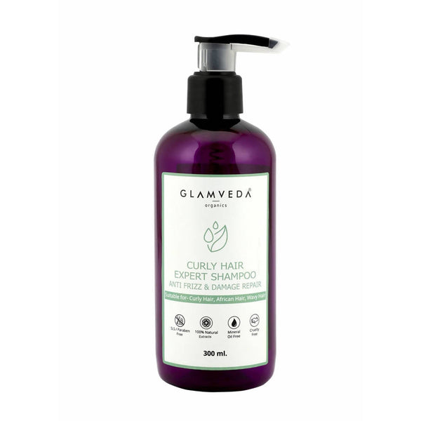 Glamveda Curly Hair Expert Shampoo Anti Frizz & Damage Repair