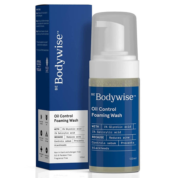 BeBodywise 1% Salicylic Acid Oil Control Foaming Face Wash