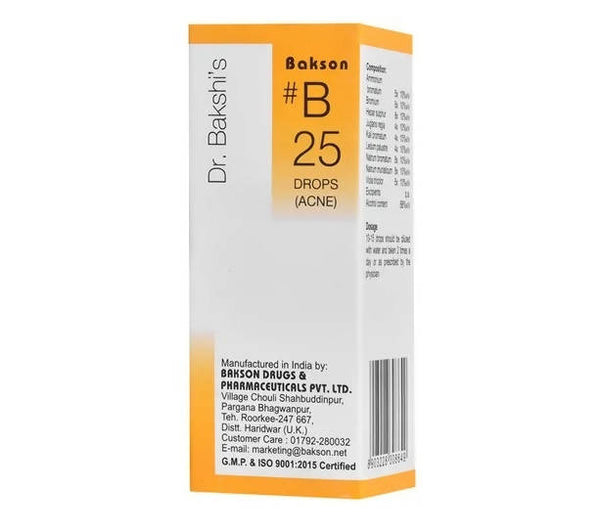 Bakson's Homeopathy B25 Drops
