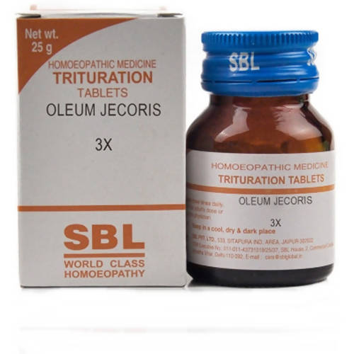 SBL Homeopathy Oleum Jecoris Trituration Tablets