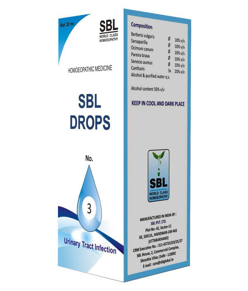 SBL Homeopathy Drops No. 3