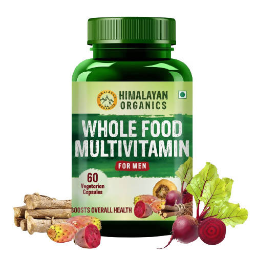 Himalayan Organics Whole Food Multivitamin For Men Vegetarian Capsules