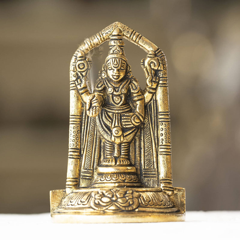 Myoksha Tirumala Balaji Brass Idol - Kaliyuga Daivam