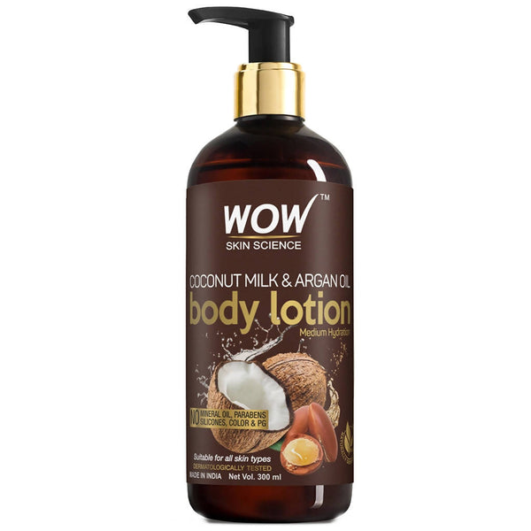 Wow Skin Science Coconut Milk and Argan Oil Body Lotion