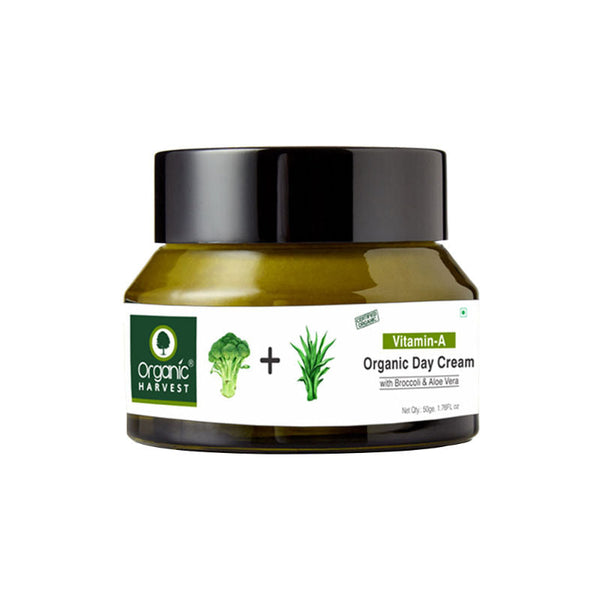 Organic Harvest Vitamin A Organic Day Cream with Broccoli & Aloe Vera