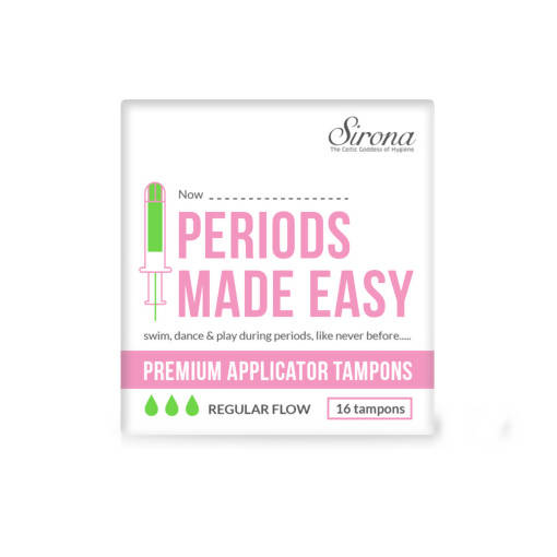 Sirona Premium Applicator Tampons - Regular Flow