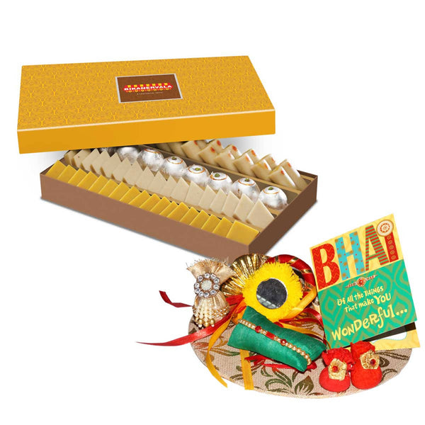 Bikanervala Golden Super Kaju Mix Rakhi Gift