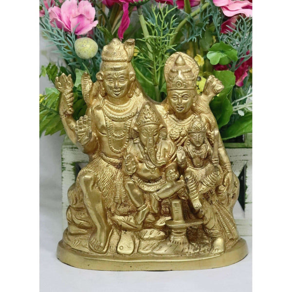 Chahat Premium Living Brass Shiv Parivar