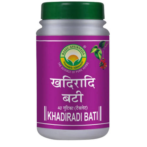 Basic Ayurveda Khadiradi Bati