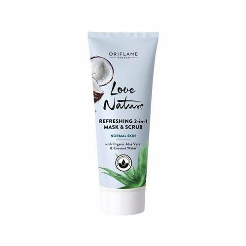 Oriflame Love Nature Refreshing 2-in-1 Mask & Scrub