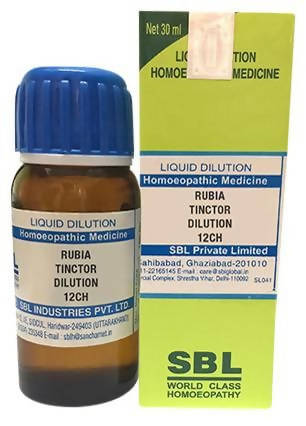 SBL Homeopathy Rubia Tinctor Dilution
