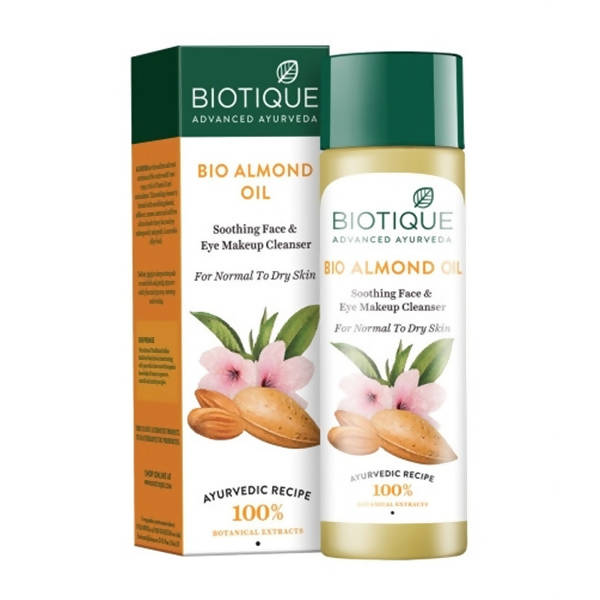 Biotique Advanced Ayurveda Bio Almond Oil Soothing Face And Eye Makeup Cleanser