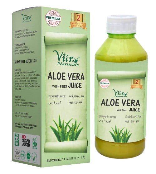 Vitro Naturals Aloe Vera Juice With Fiber Juice