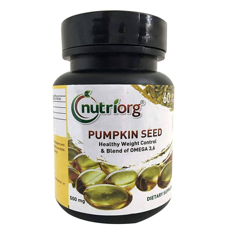 Nutriorg Pumpkin Seed Oil Soft Gel Capsules