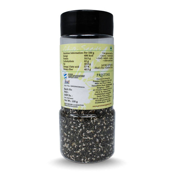 Pristine Fields of Gold - Chia Seeds Jar