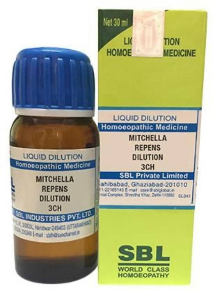 SBL Homeopathy Mitchella Repens Dilution