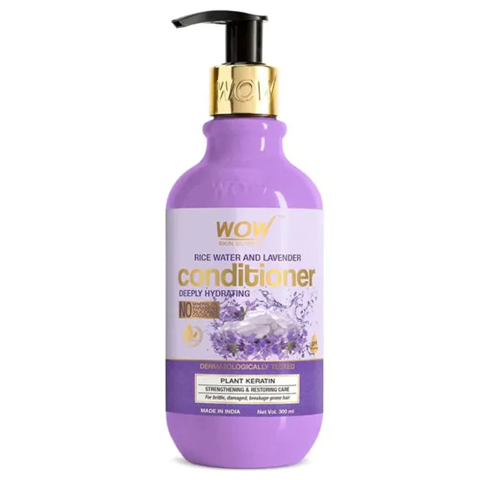 Wow Skin Science Rice Water And Lavender Conditioner