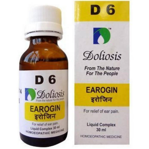 Doliosis Homeopathy D6 Earogin Drops