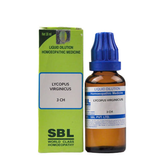 SBL Homeopathy Lycopus Virginicus Dilution