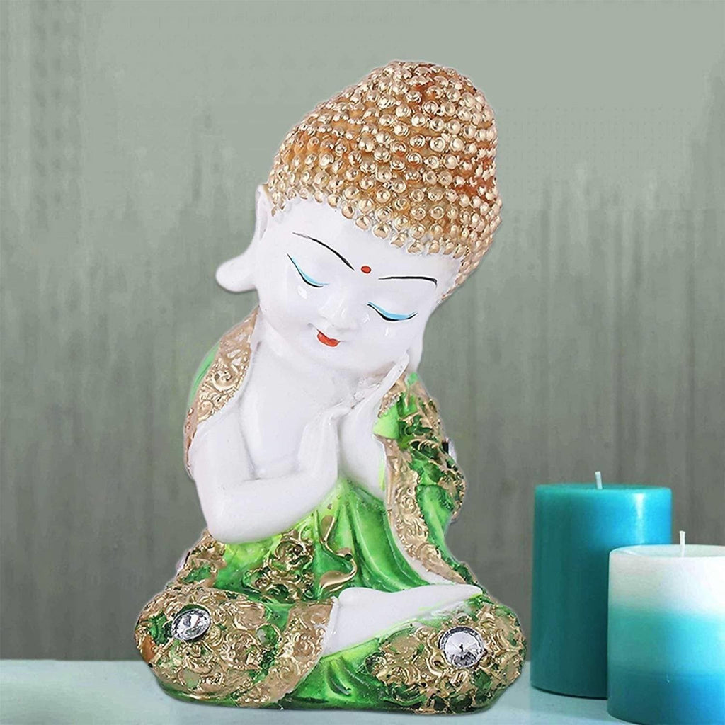 Buy Trad3D Meditating Buddha Statue | Decorative Show Piece for Office,  Home| Corporate Gift - 23 cm Online at Best Prices in India - JioMart.
