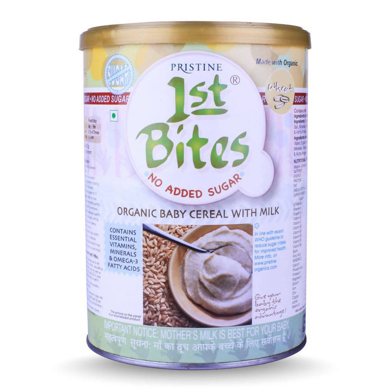 Pristine 1st Bites Organic Wheat Baby Cereal Stage-1 Tin