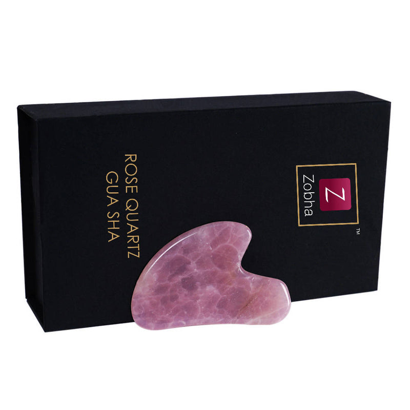 Zobha Rose Quartz Gua Sha