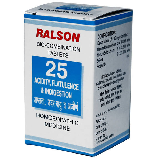 Ralson Remedies Bio-Combination 25 Tablets