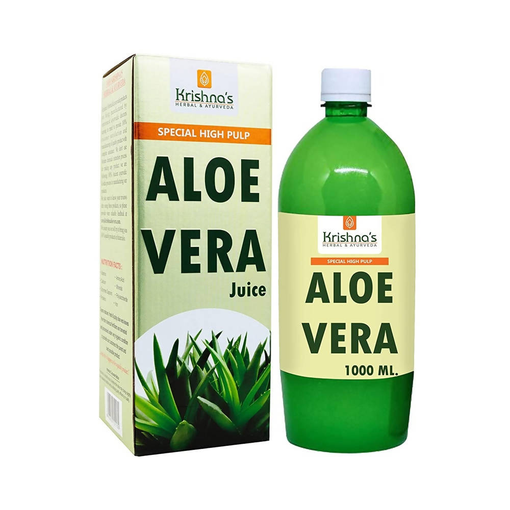 Krishna's Herbal & Ayurveda Premium Aloe Vera High Fibre Juice