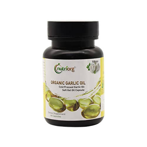 Nutriorg Organic Garlic Oil Soft Gel Capsules