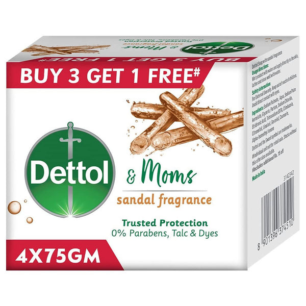 Dettol & Moms Sandal Fragrance Bathing Soap Bar