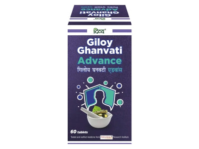  Divya giloy ghanvati advance is rasayan (immunity enhancer) and also useful in fever & respiratory problems