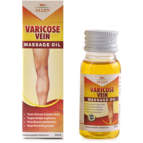 Allen Homeopathy Varicose Vein Massage Oil