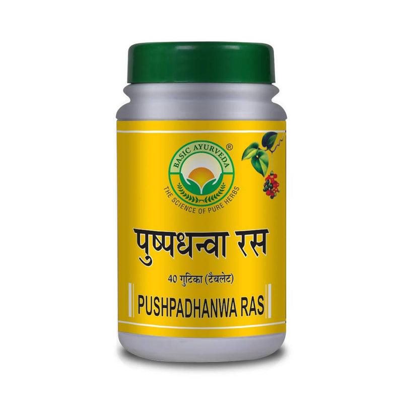 Basic Ayurveda Pushpdhanwa Ras Tablets