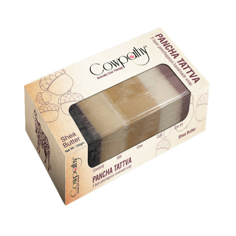 Cowpathy Pancha Tattva 5Layer Panchagavya Handmade Shea Butter Soap