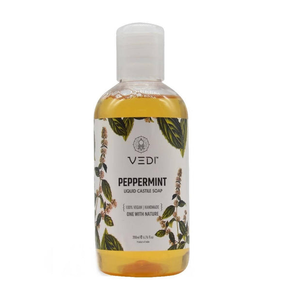 Vedi Herbals Peppermint Liquid Castile Soap