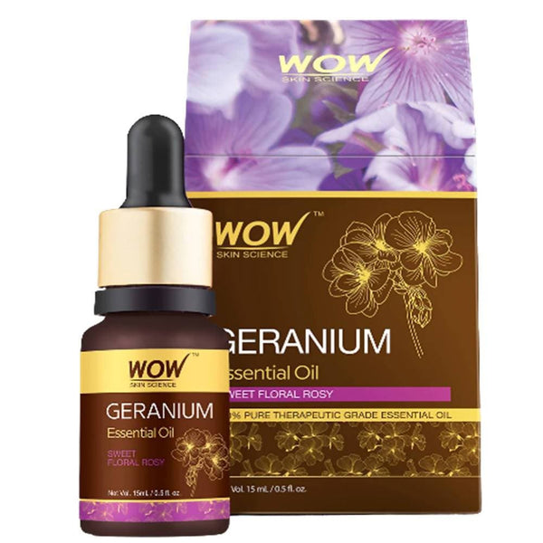 Wow Skin Science Geranium Essential Oil