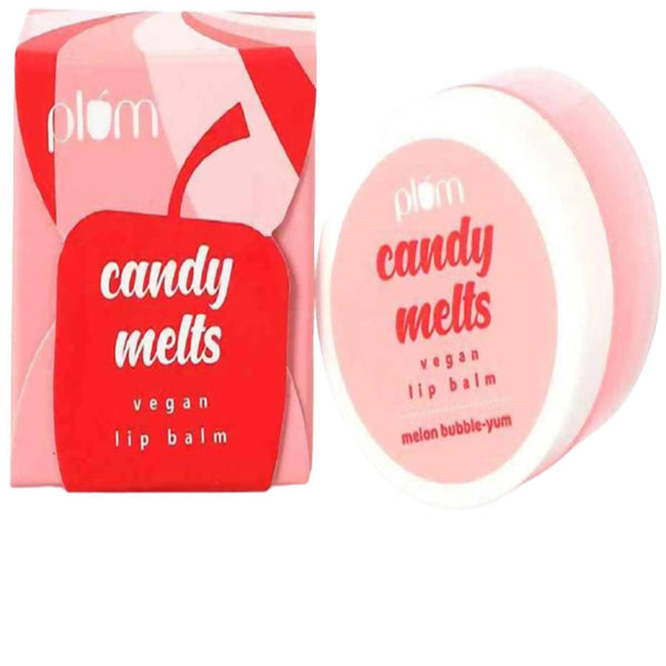 Plum Candy Melts Vegan Lip Balm Melon Bubble-yum