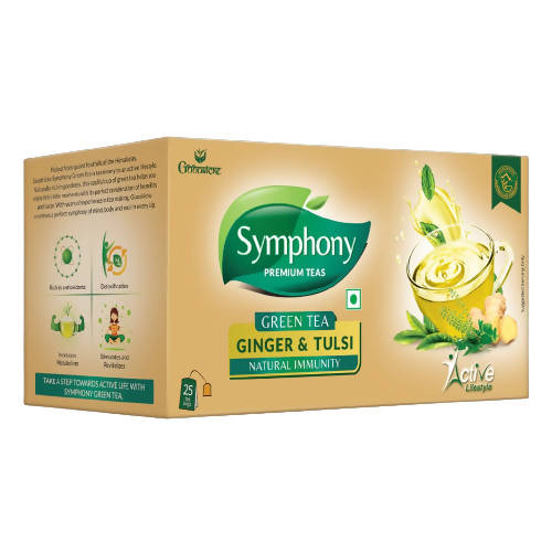 Symphony Ginger & Tulsi Green Tea Bags