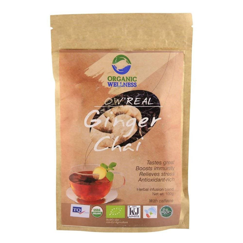 Organic Wellness Ow'Real Ginger Chai Zipper Pack