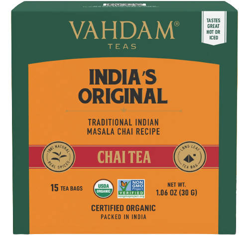 Vahdam India's Original Masala Chai Tea Bags