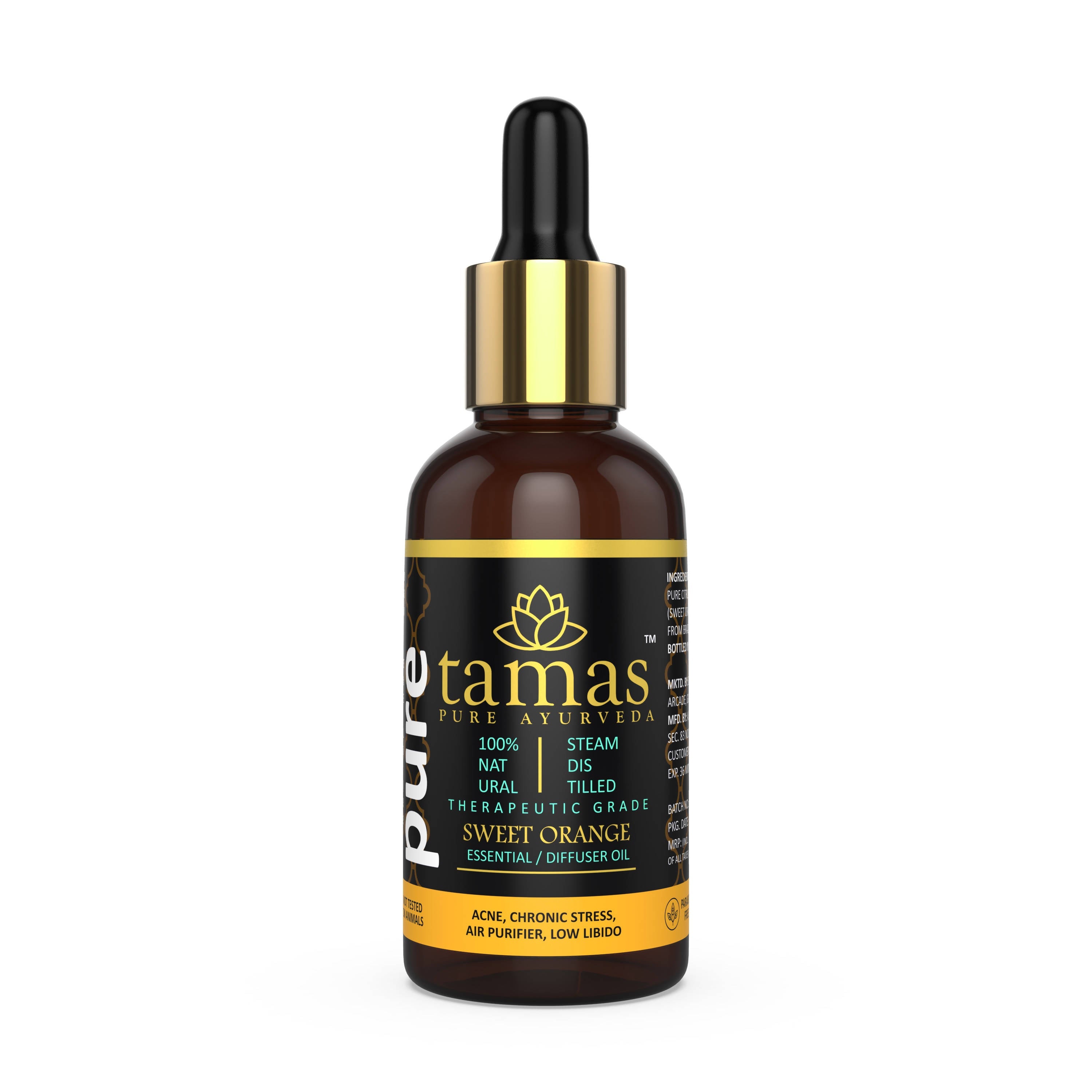 Tamas Pure Ayurveda 100% Natural Sweet Orange Essential Oil