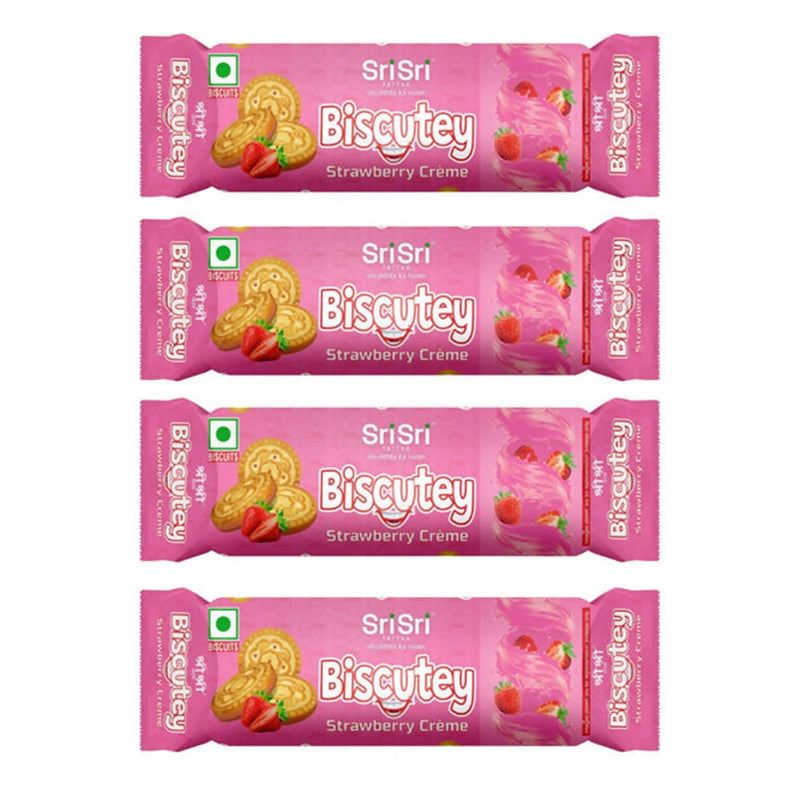 Sri Sri Tattva Biscutey Strawberry Creme