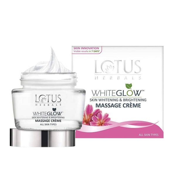 Lotus Herbals Whiteglow Skin Whitening And Brightening Massage Creme