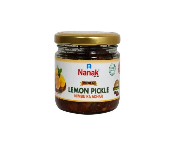 Nanak Homemade Lemon Pickle,300g-[Less Oil & Salt] [Sweet & Sour]